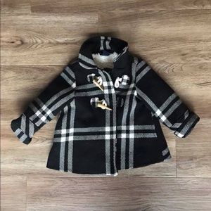 Baby girls swing toggle coat